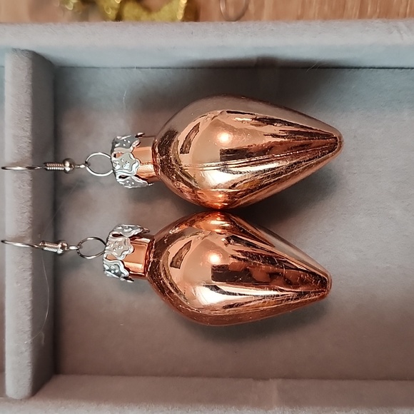 4 pairs Christmas lights earrings - Picture 2 of 5